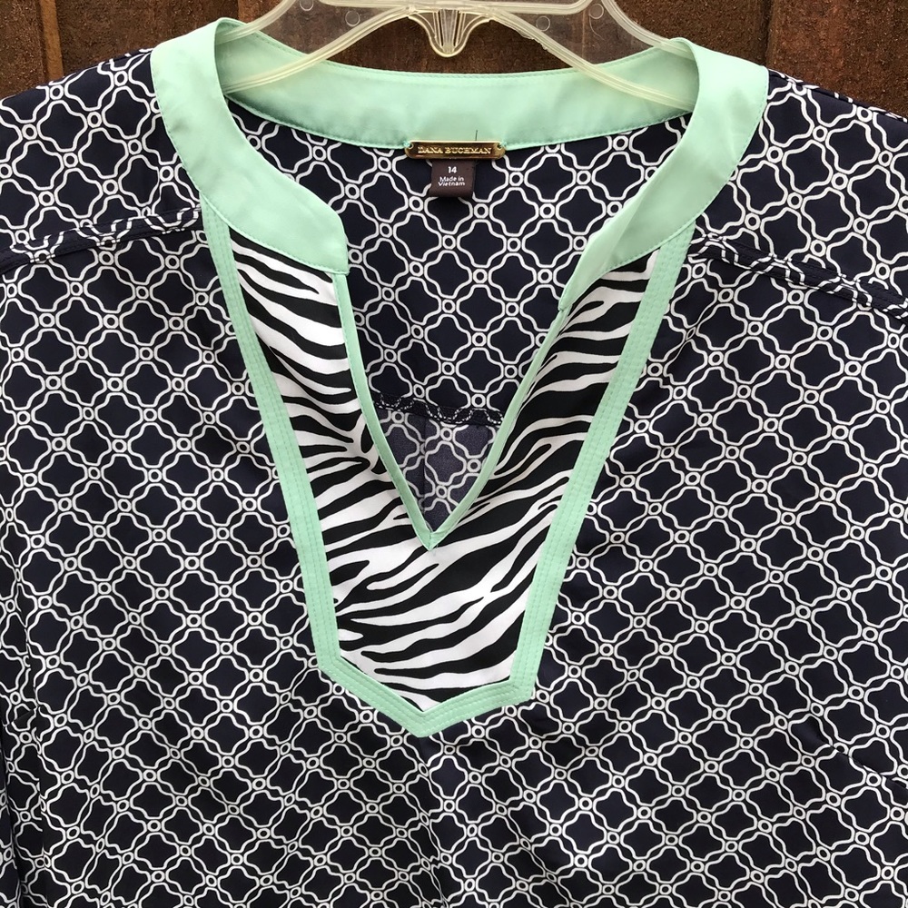 Dana Buchman casual blouse top 14 - Picture 2 of 4